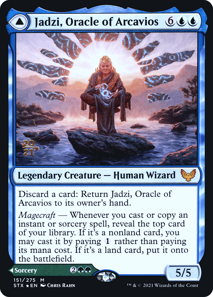 Jadzi, Oracle d'Arcavios // Voyage vers l'Oracle (PSTX-151S) - Strixhaven : École des Mages Promos Foil