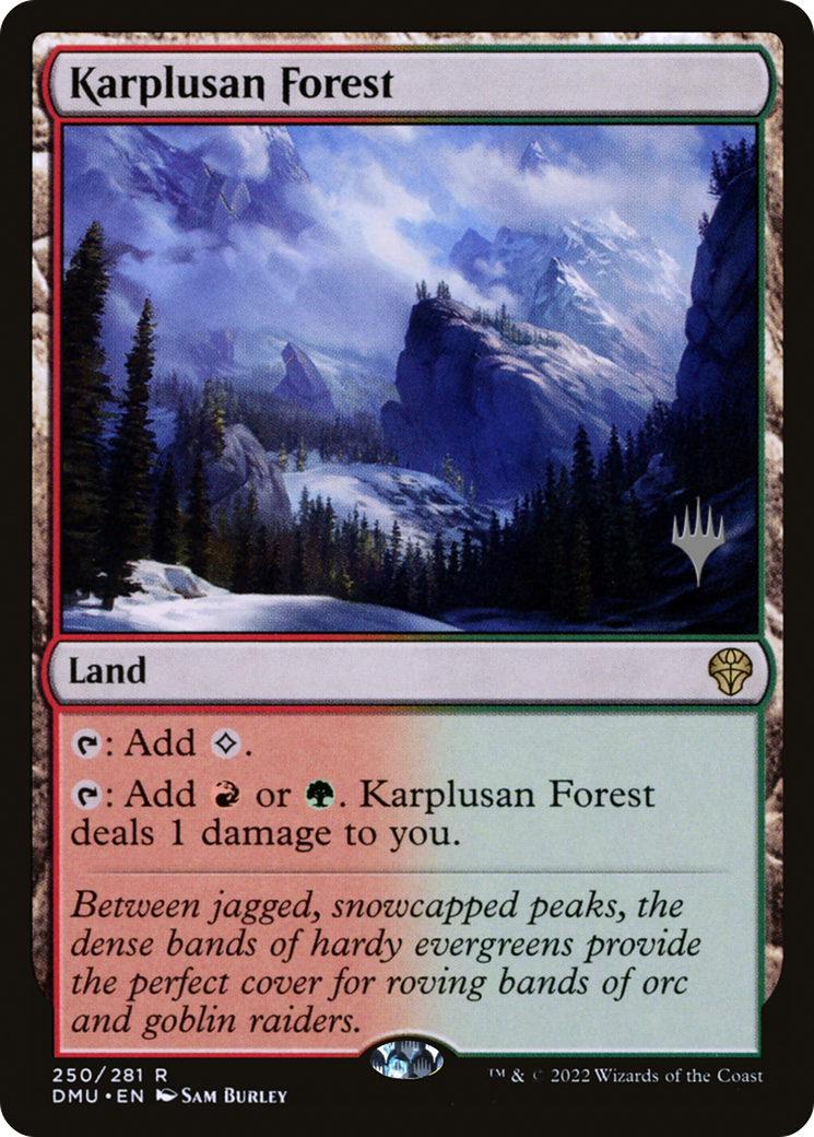 Forêt de Karplusan (PDMU-250P) - Dominaria United Promos Foil