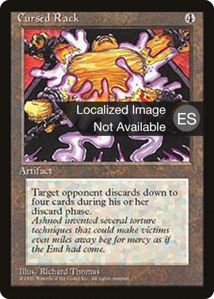 Cursed Rack (4BB-312) - Quatrième édition - Bordure noire étrangère