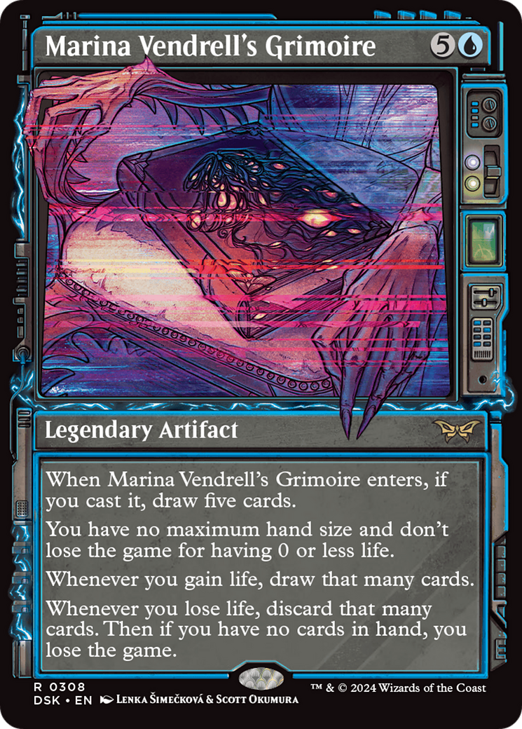 Grimoire de Marina Vendrell (DSK-308) - Duskmourn : La Maison de l'Horreur : (Vitrine)