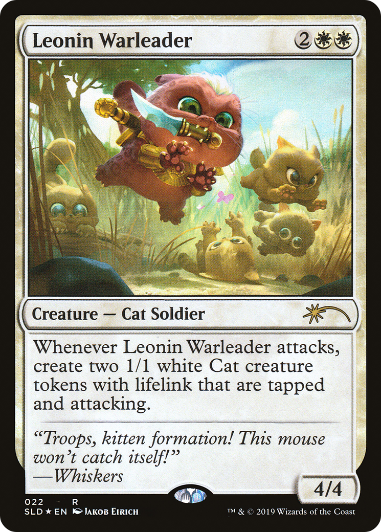 Leonin Warleader (SLD-022) - Secret Lair Drop Foil