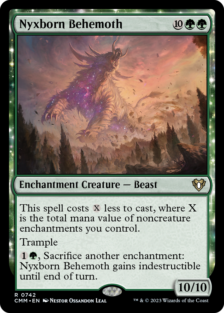 Nyxborn Behemoth (CMM-742) - Commander Masters : (enchantement)
