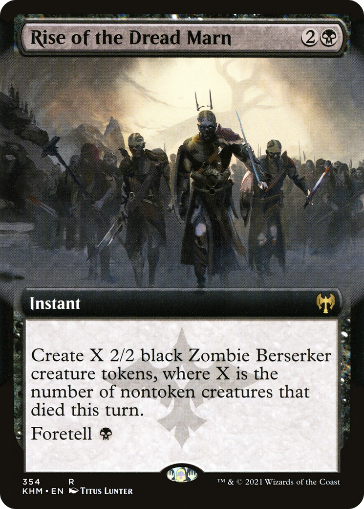 Rise of the Dread Marn (Extended Art) (KHM-354) - Kaldheim: (Extended Art) Foil