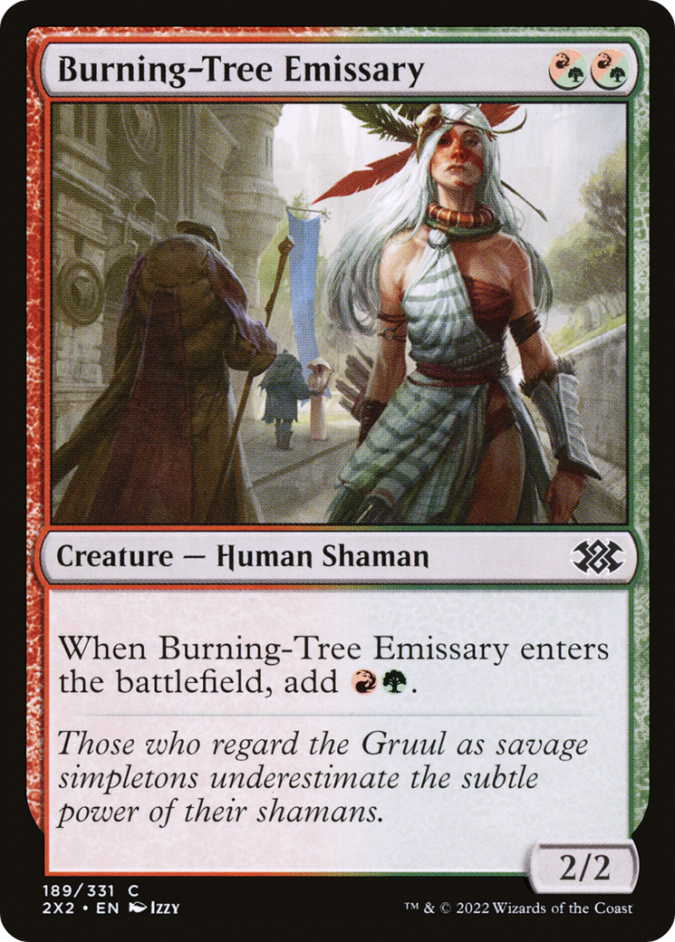 Burning-Tree Emissary (2X2-189) - Double Masters 2022