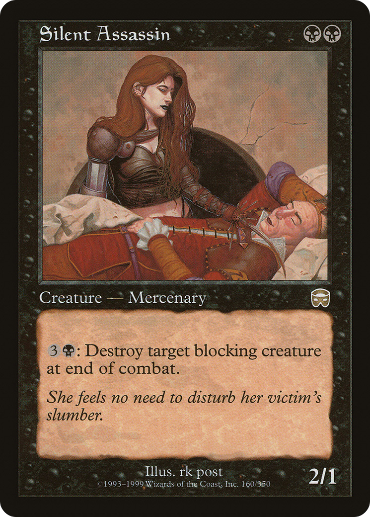 Assassin silencieux (MMQ-160) - Masques Mercadian