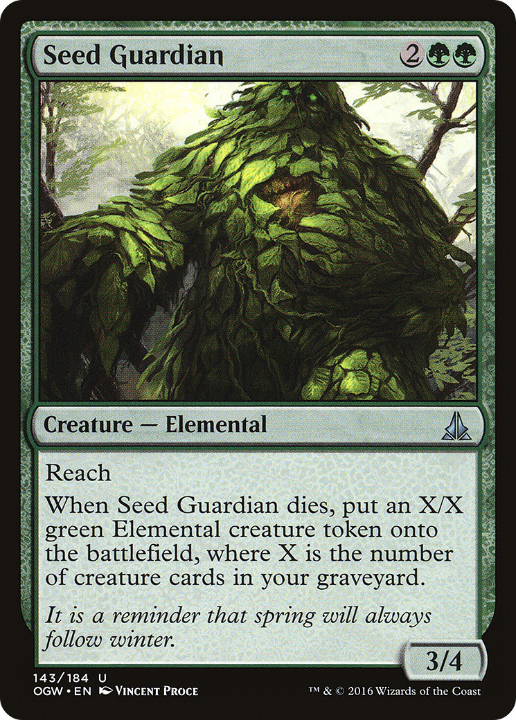 Seed Guardian (OGW-143) - Oath of the Gatewatch Foil