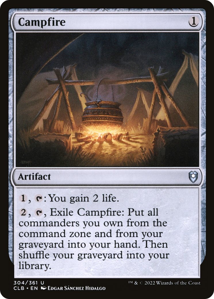 Feu de camp (CLB-304) - Commander Legends : La Bataille pour Baldur's Gate (Foil)
