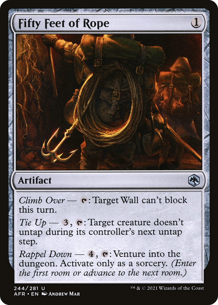 Fifty Feet of Rope (AFR-244) - Adventures in the Forgotten Realms Foil