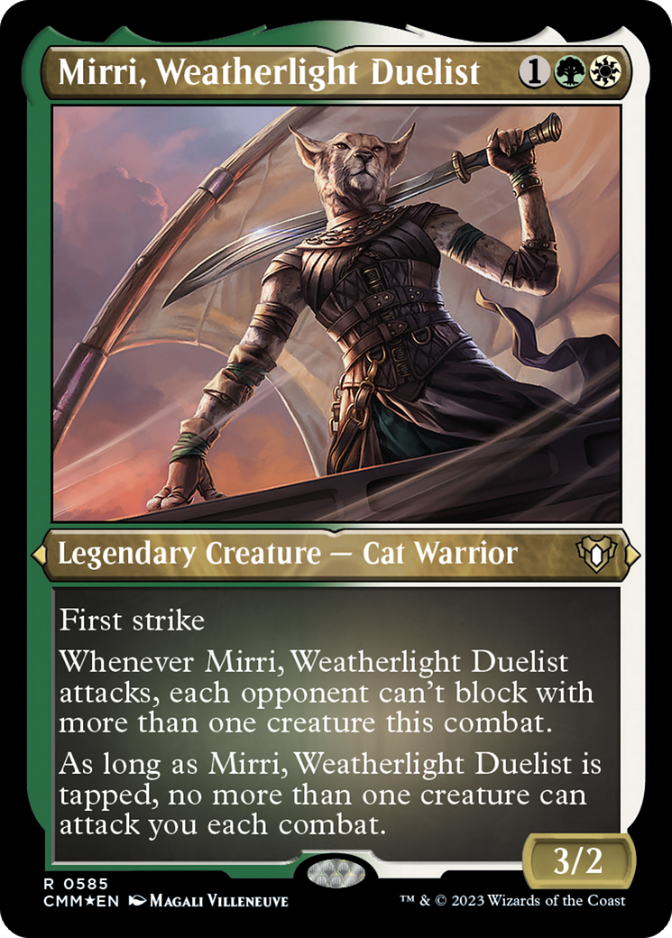 Mirri, Duelliste de l'Aquilon (CMM-585) - Commander Masters Etched Foil