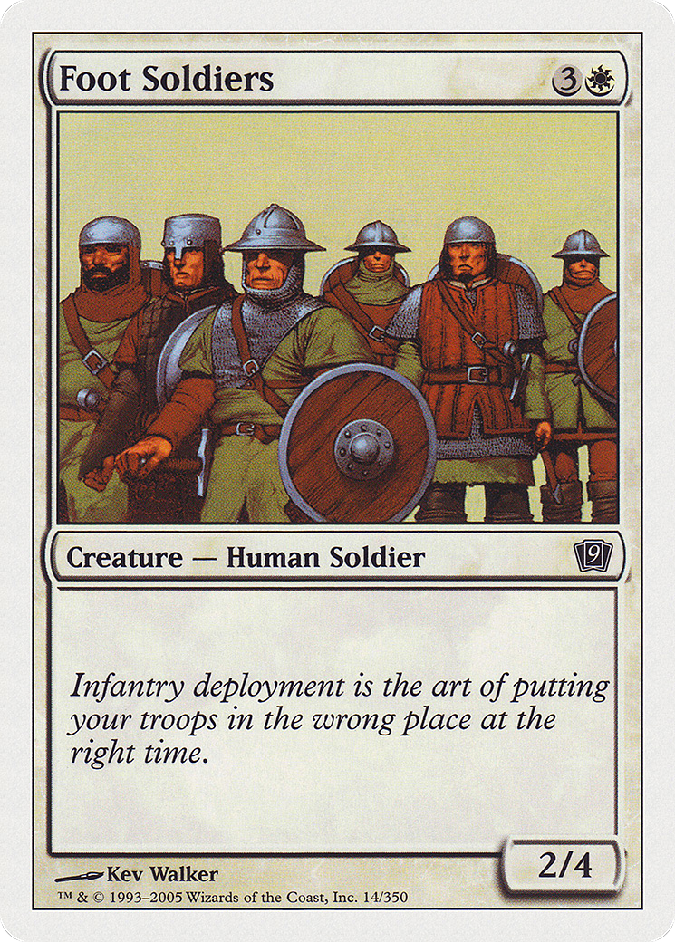 Foot Soldiers (9ED-014) - Ninth Edition