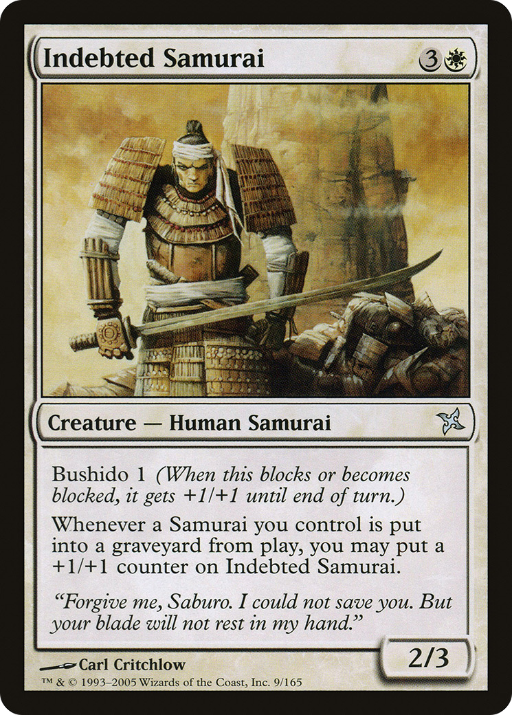 Indebted Samurai (BOK-009) - Betrayers of Kamigawa