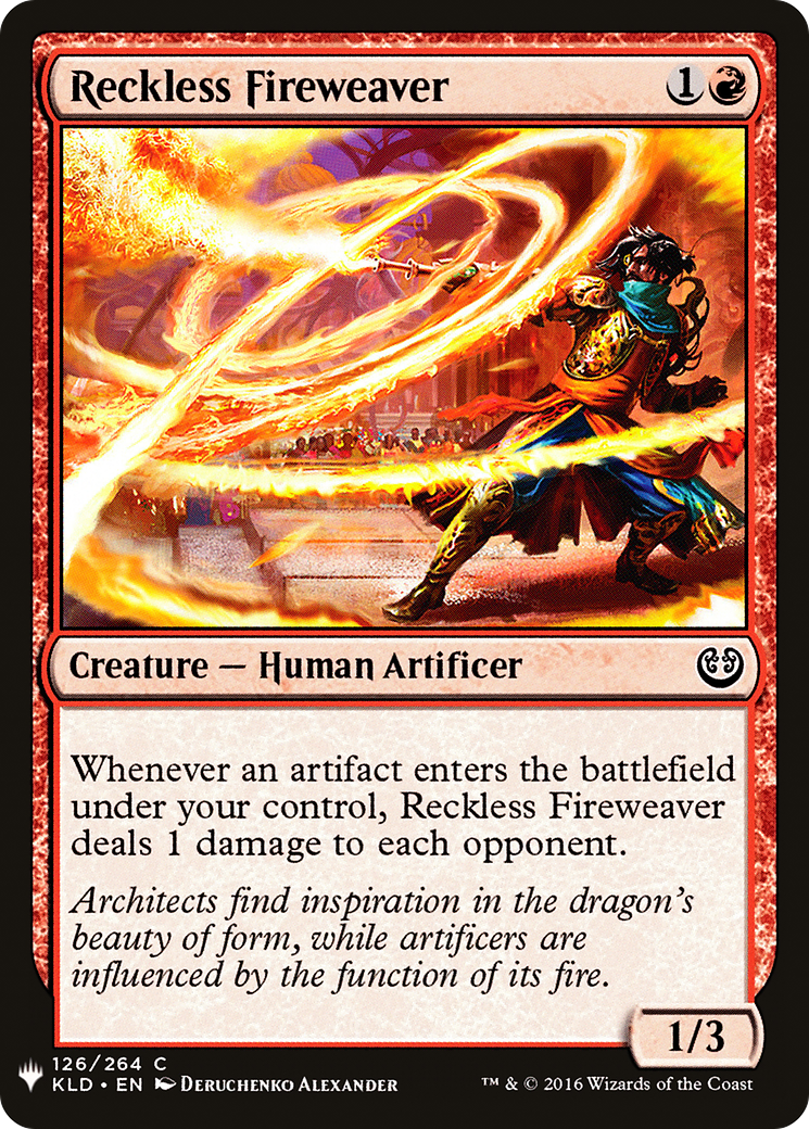 Reckless Fireweaver (PLST-KLD-126) - La Liste