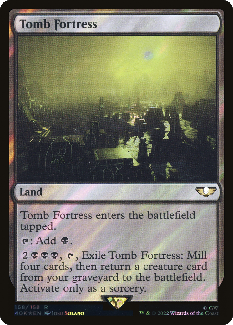 Tomb Fortress (Surge Foil) (40K-168) - Warhammer 40,000 Commander Foil