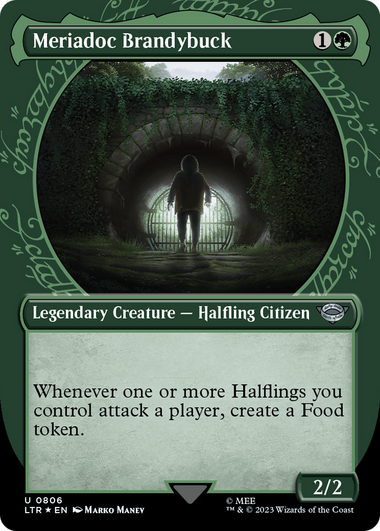 Meriadoc Brandybuck (LTR-806) - Le Seigneur des Anneaux : Les Contes de la Terre du Milieu : (Vitrine) (Sans bordure) Feuille