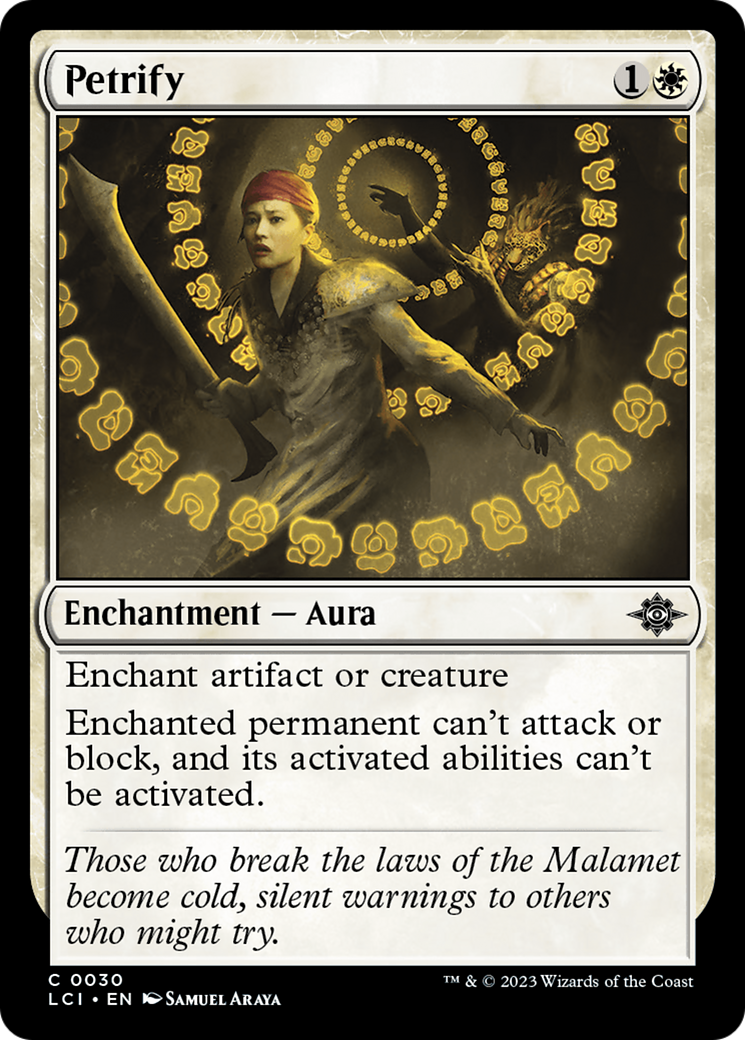 Pétrifier (LCI-030) - Les Cavernes Perdues d'Ixalan