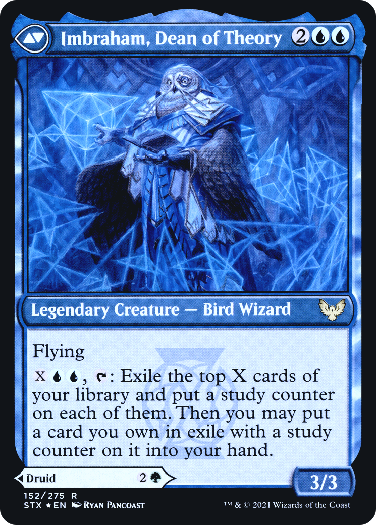 Kianne, Doyenne de la Substance // Imbraham, Doyen de la Théorie (PSTX-152S) - Strixhaven : Cartes promotionnelles de l'École des Mages