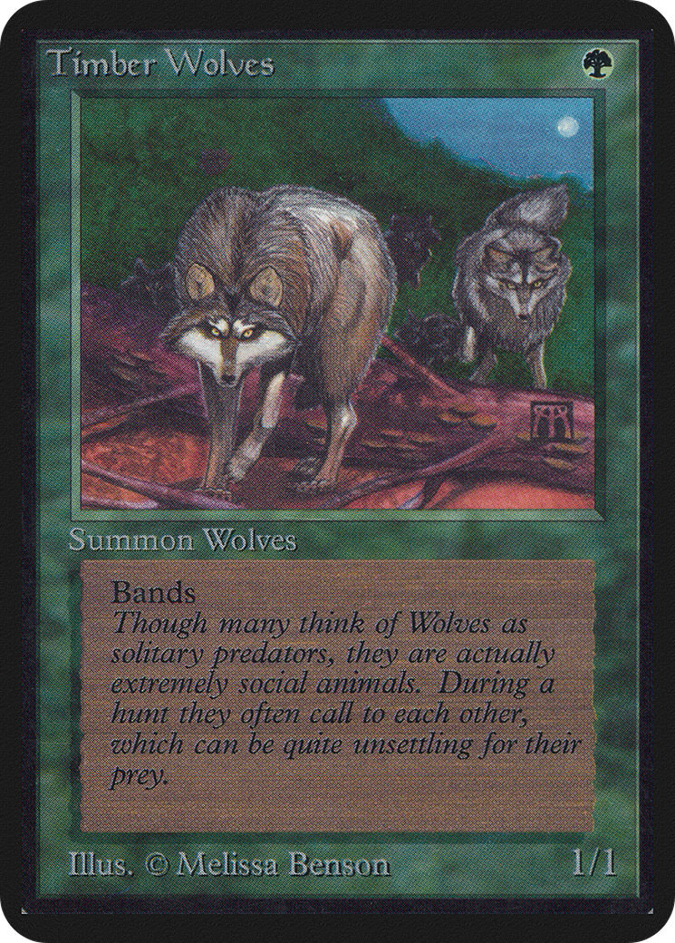Timber Wolves (LEA-219) - Édition Alpha limitée