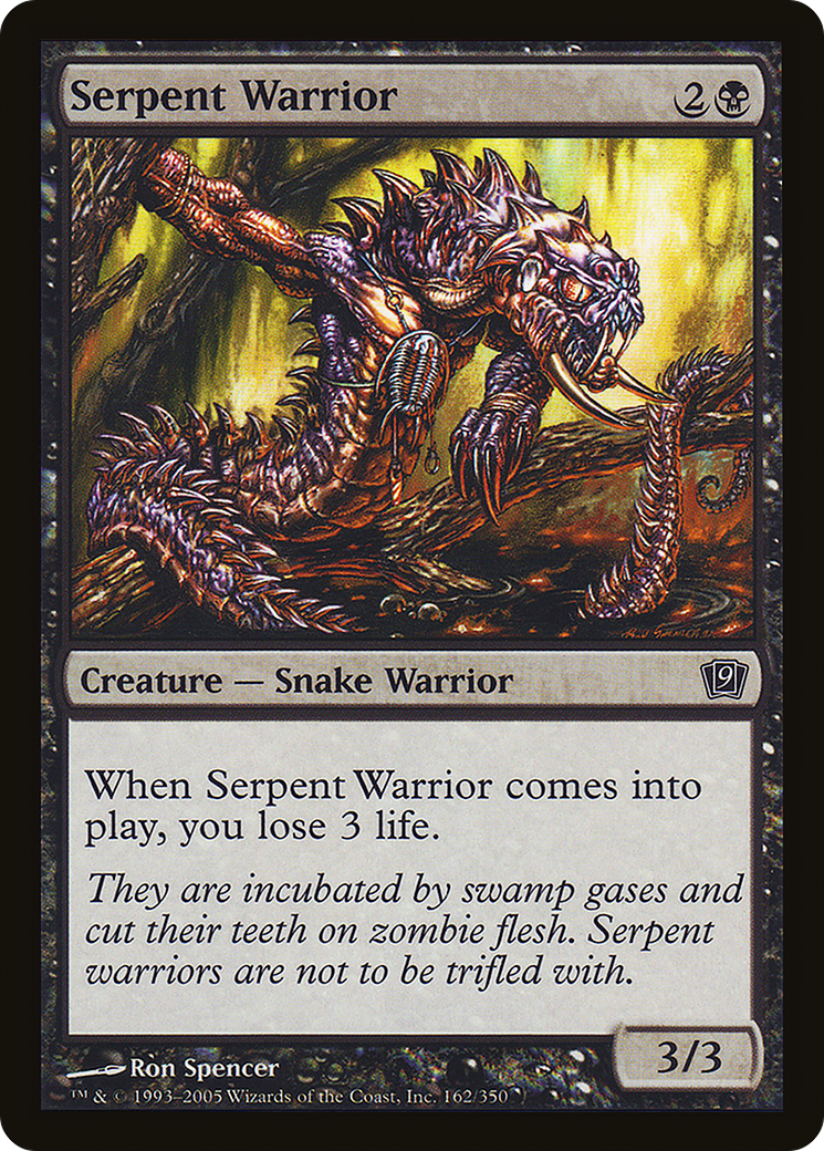 Serpent Warrior (9ED-162★) - Ninth Edition Foil