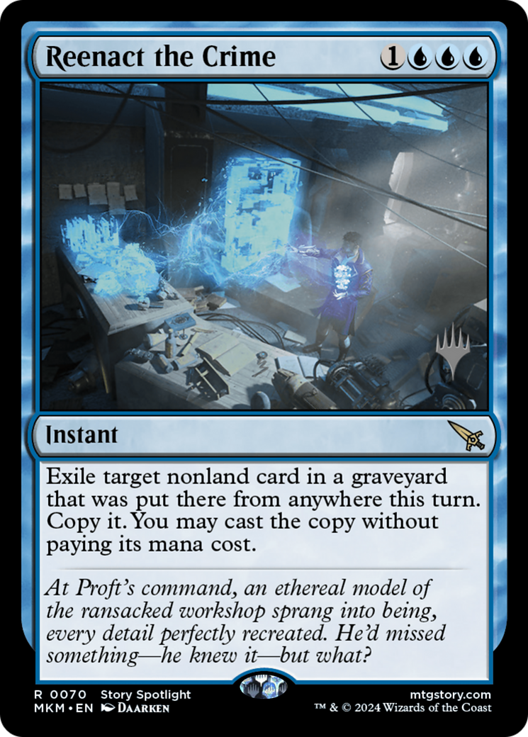 Reenact the Crime (PPMKM-070) - Murders at Karlov Manor Promos Foil