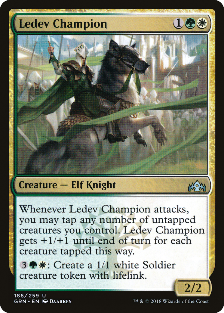 Champion Ledev (GRN-186) - Guildes de Ravnica Foil