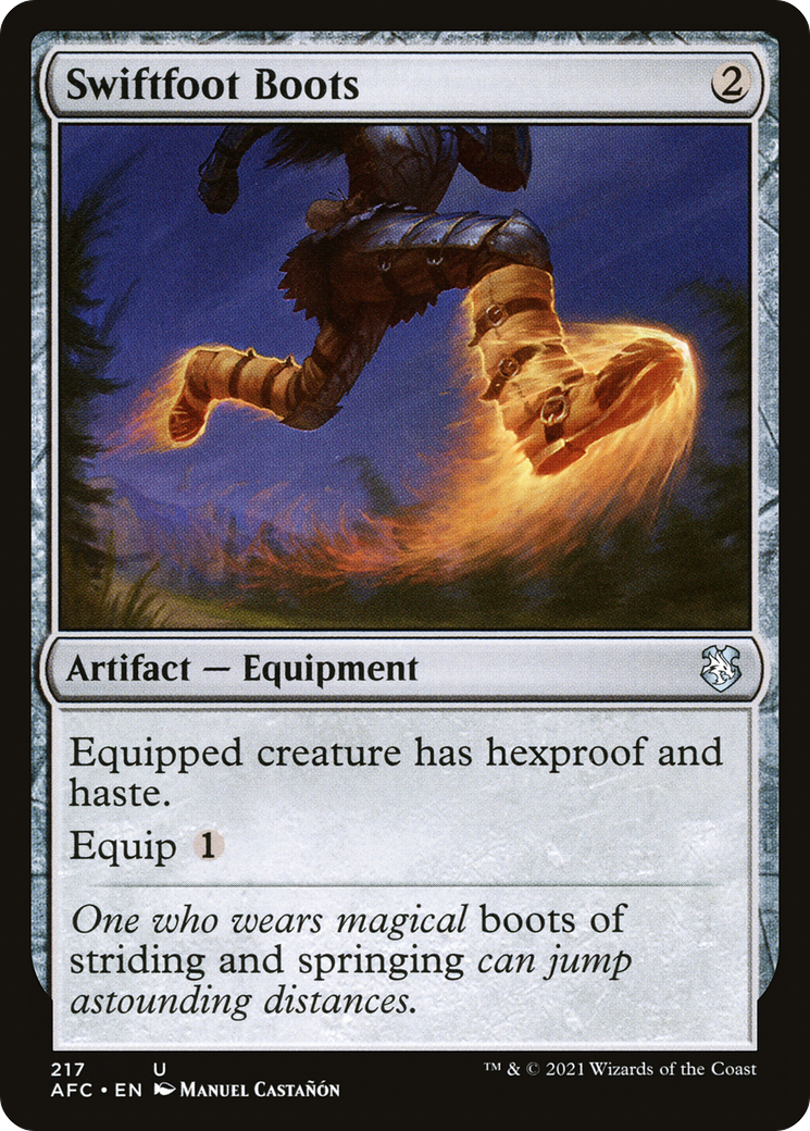 Swiftfoot Boots (AFC-217) - Forgotten Realms Commander
