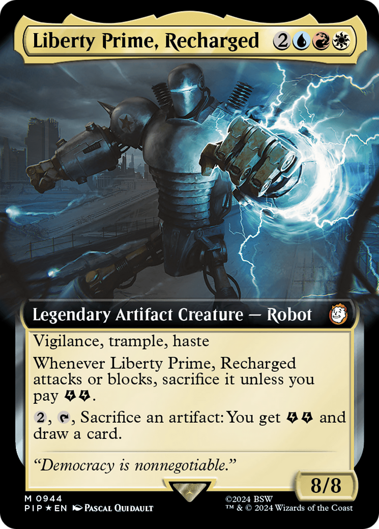 Liberty Prime, Recharged (PIP-944) - Fallout : (Extended Art) Foil
