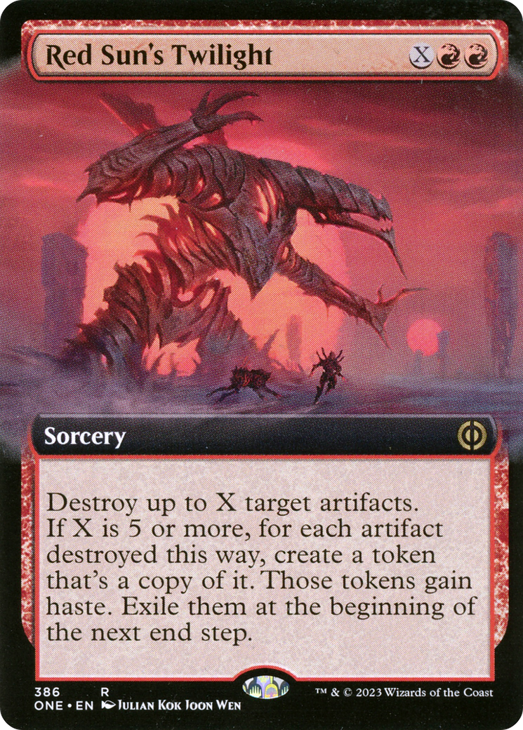 Red Sun's Twilight (Extended Art) (ONE-386) - Phyrexia: All Will Be One: (Extended Art)