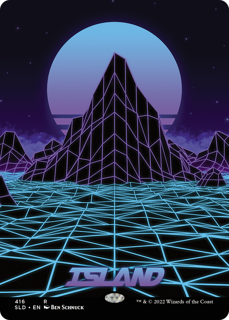 Island (416) (SLD-416) - Secret Lair Drop (Borderless)