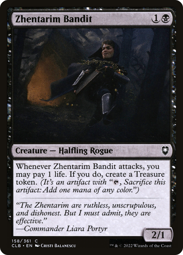 Bandit Zhentarim (CLB-158) - Commander Legends : La Bataille pour Baldur's Gate (Foil)
