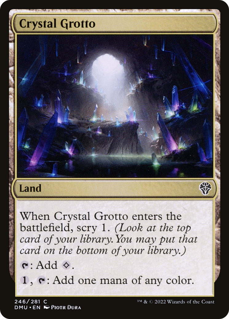 Grotte de Cristal (DMU-246) - Dominaria United Foil