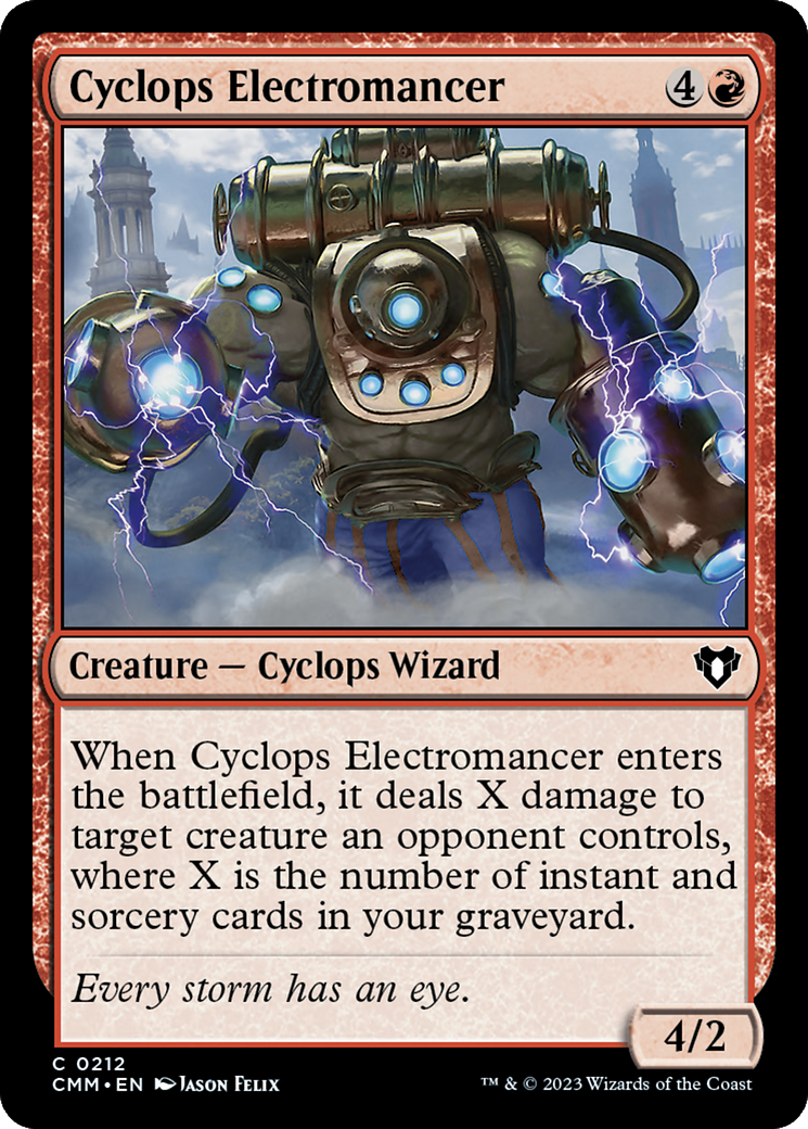 Cyclope Électromancien (CMM-212) - Commander Masters