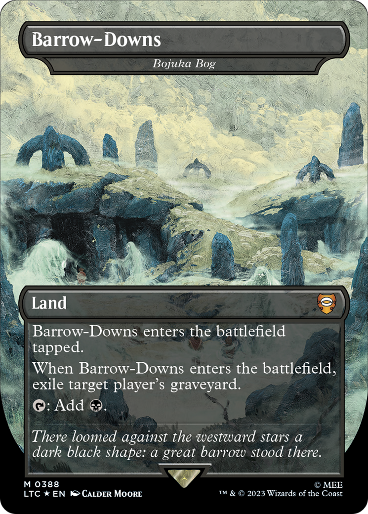 Barrow-Downs - Bojuka Bog (Surge Foil) (LTC-388) - Tales of Middle-earth Commander / Barrow-Downs (Borderless) Foil