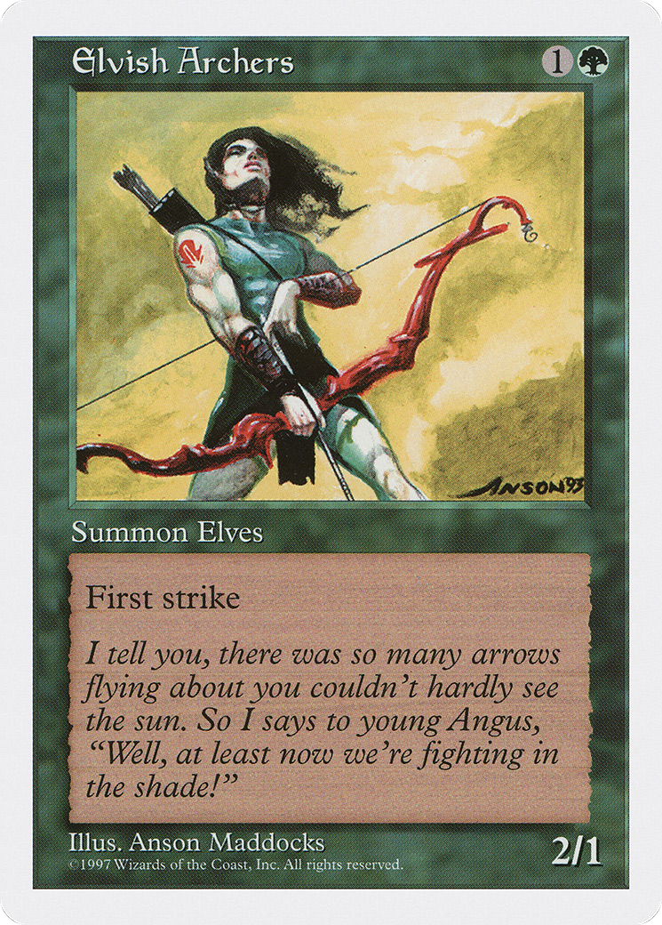 Elvish Archers (5ED-) - Fifth Edition