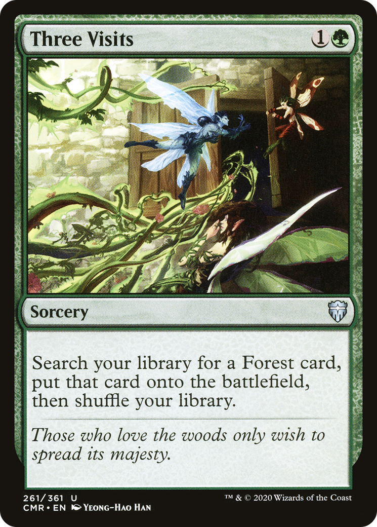 Trois visites (CMR-261) - Commander Legends