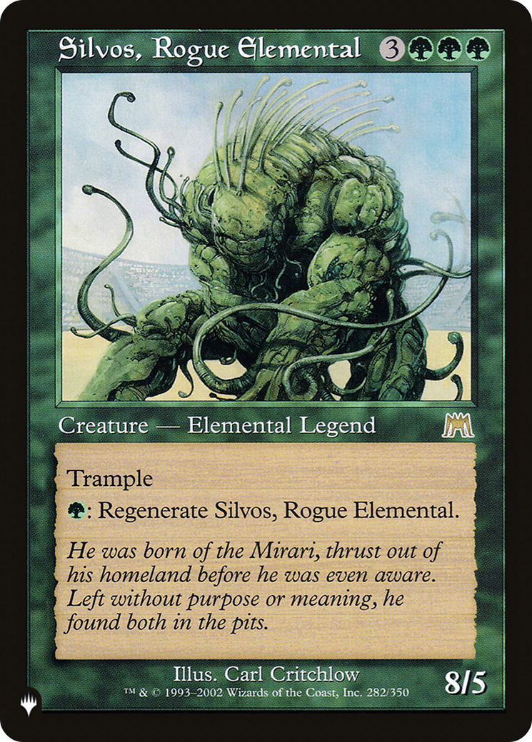 Silvos, Rogue Elemental (LIST-ONS-282) - The List