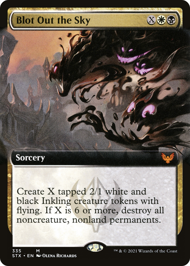 Blot Out the Sky (STX-335) - Strixhaven : École des mages : (Extended Art) Foil