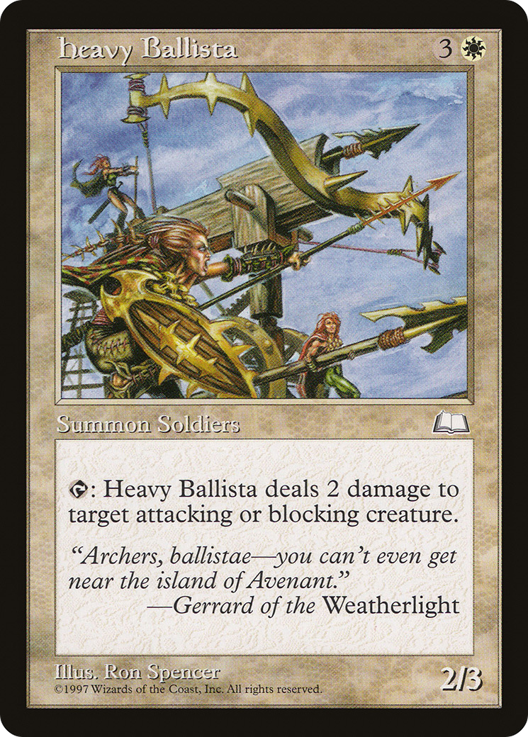Baliste lourde (WTH-017) - Weatherlight