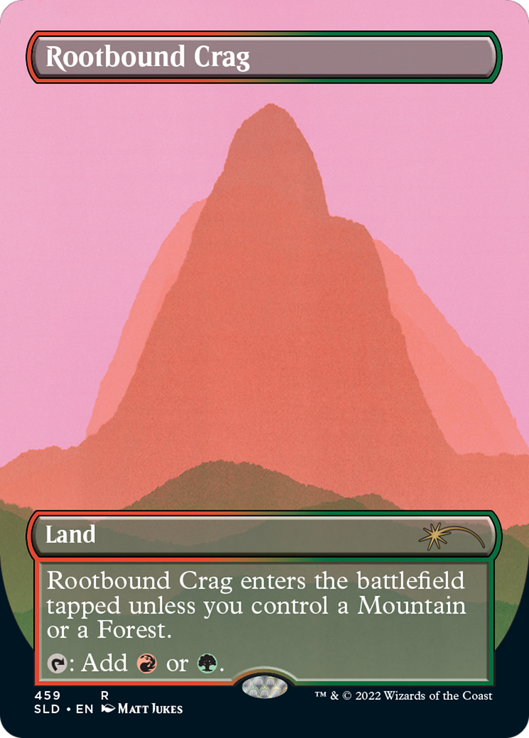 Rootbound Crag (SLD-459) - Secret Lair Drop (Borderless)
