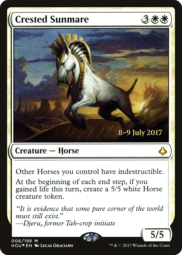 Crested Sunmare (PRE-006) - Hour of Devastation Promos Foil