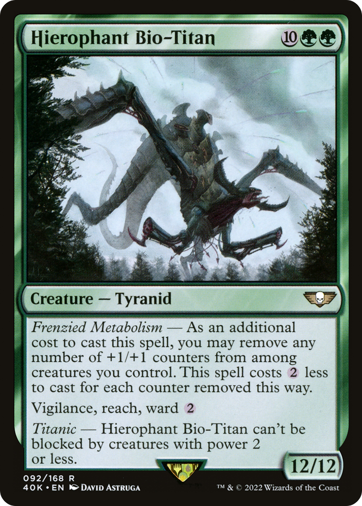 Bio-Titan Hiérophante (40K-092) - Commandant Warhammer 40,000