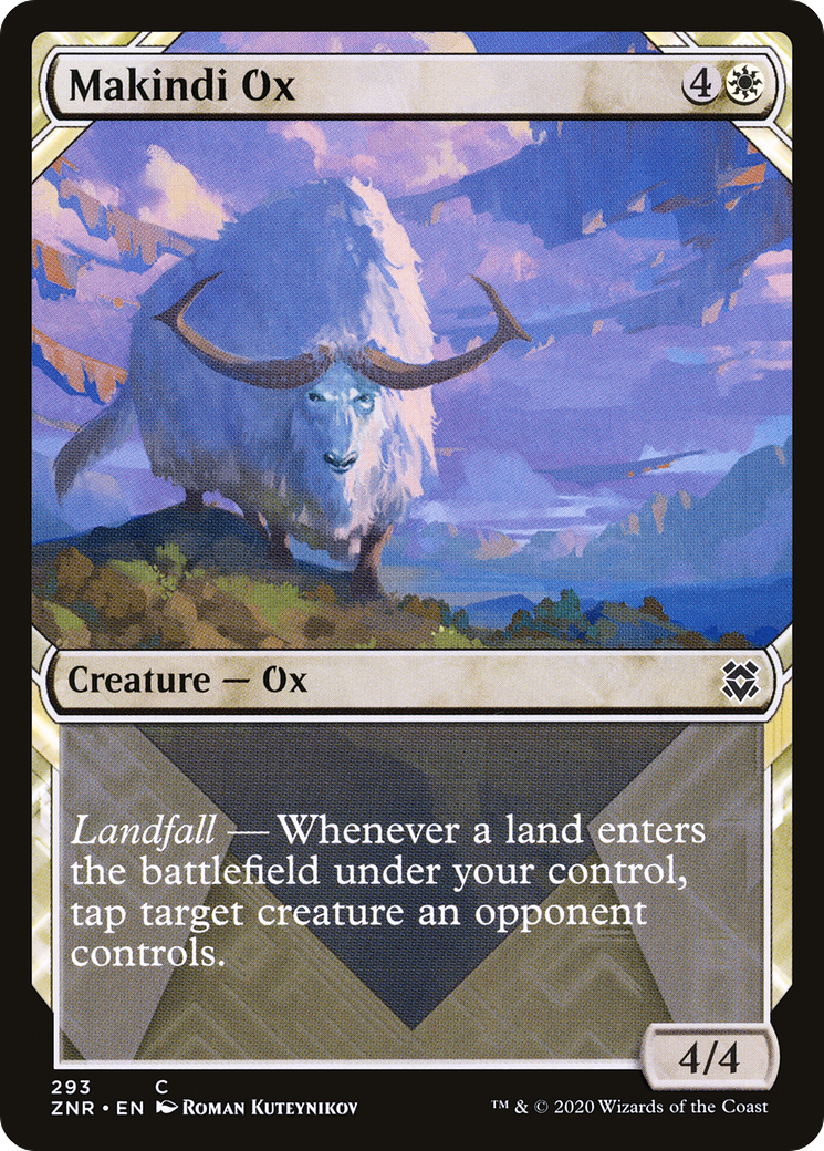 Makindi Ox (ZNR-293) - Zendikar Rising : (Vitrine) Feuille