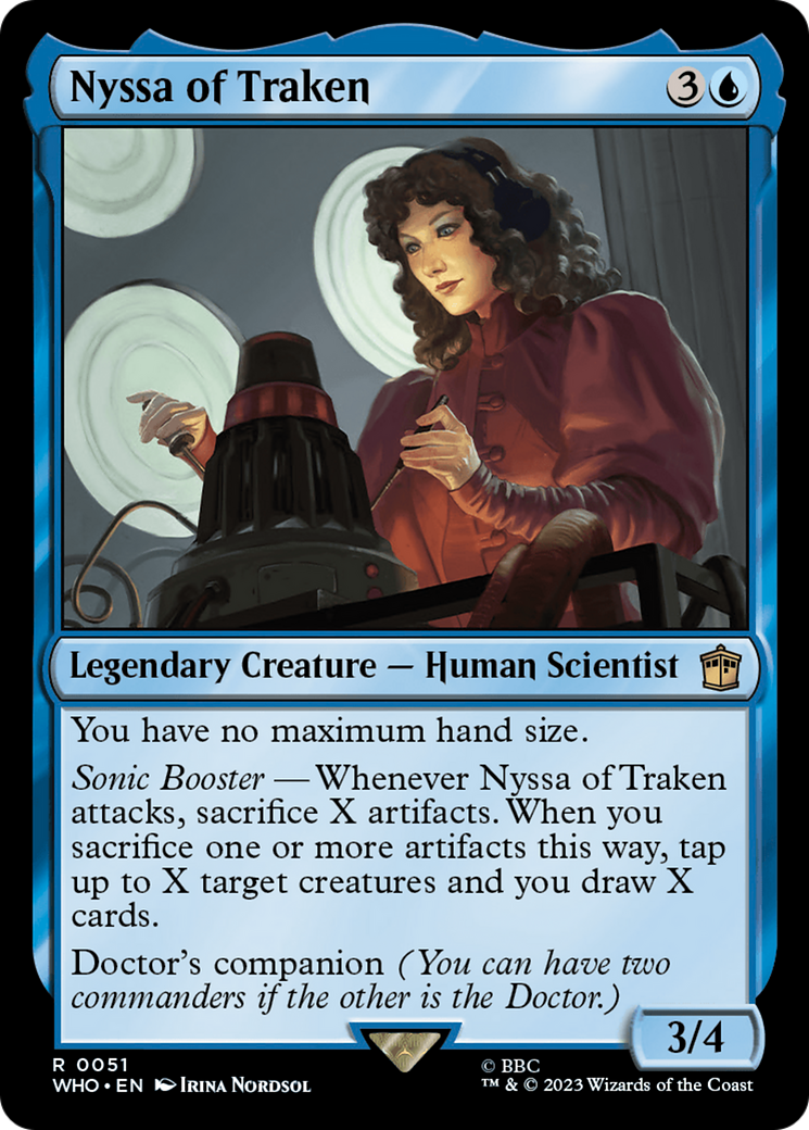Nyssa de Traken (WHO-051) - Doctor Who Foil