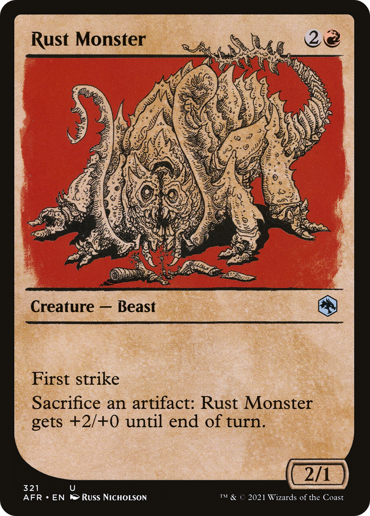 Rust Monster (Showcase) (AFR-321) - Adventures in the Forgotten Realms: (Showcase)