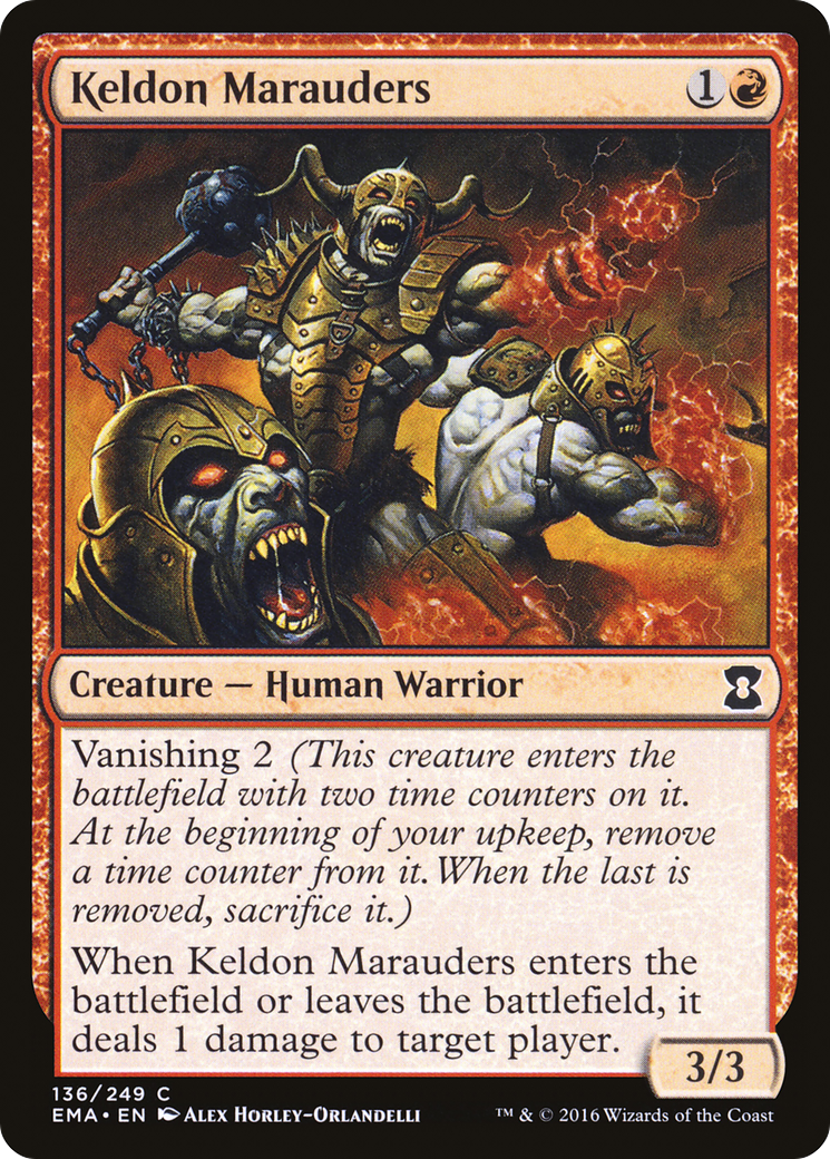Keldon Marauders (EMA-136) - Eternal Masters Foil