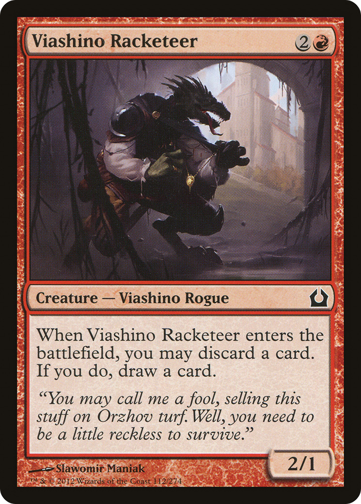 Viashino Racketeer (RTR-112) - Return to Ravnica Foil