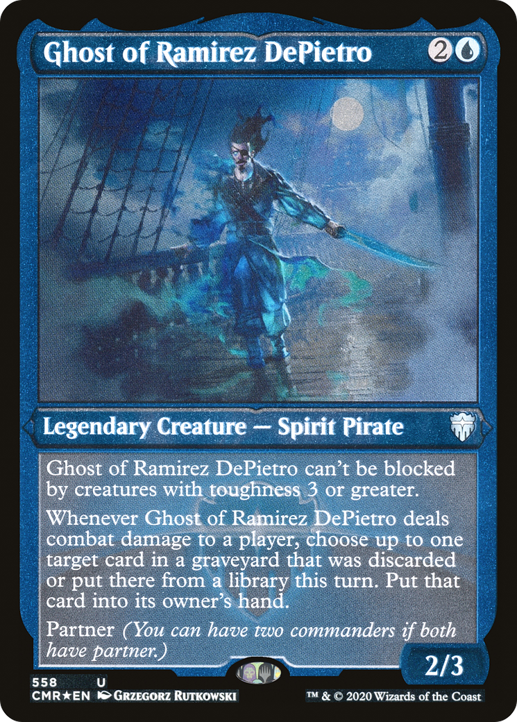 Fantôme de Ramirez DePietro (CMR-558) - Commander Legends Etched Foil