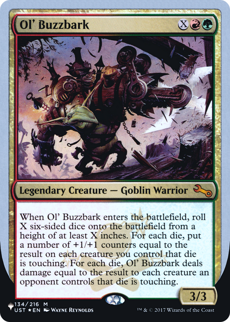 Ol' Buzzbark (LIST-051) - The List (Unfinity Foil Edition) Foil