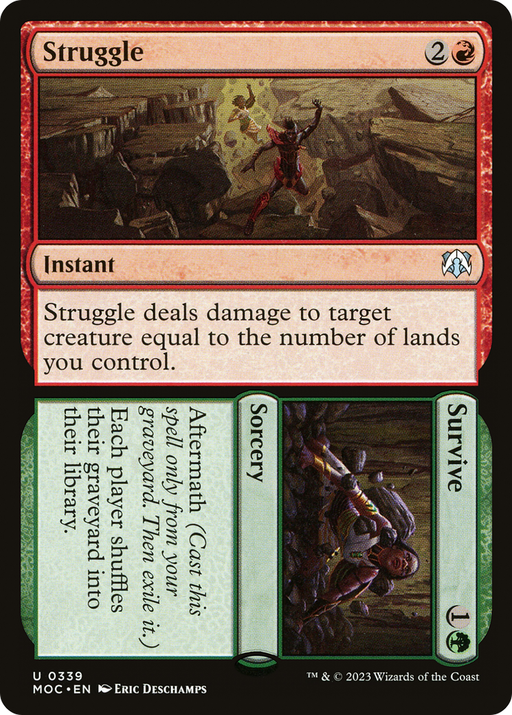 Struggle // Survive (MOC-339) - March of the Machine Commander