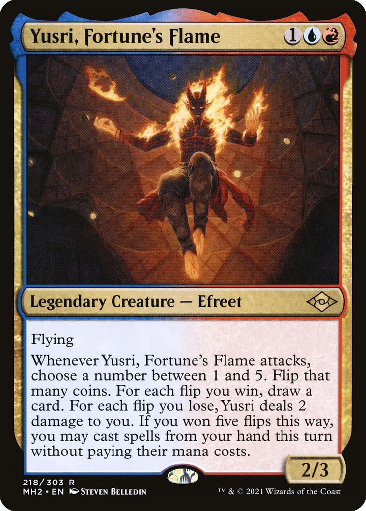 Yusri, Fortune's Flame (MH2-218) - Modern Horizons 2 Foil