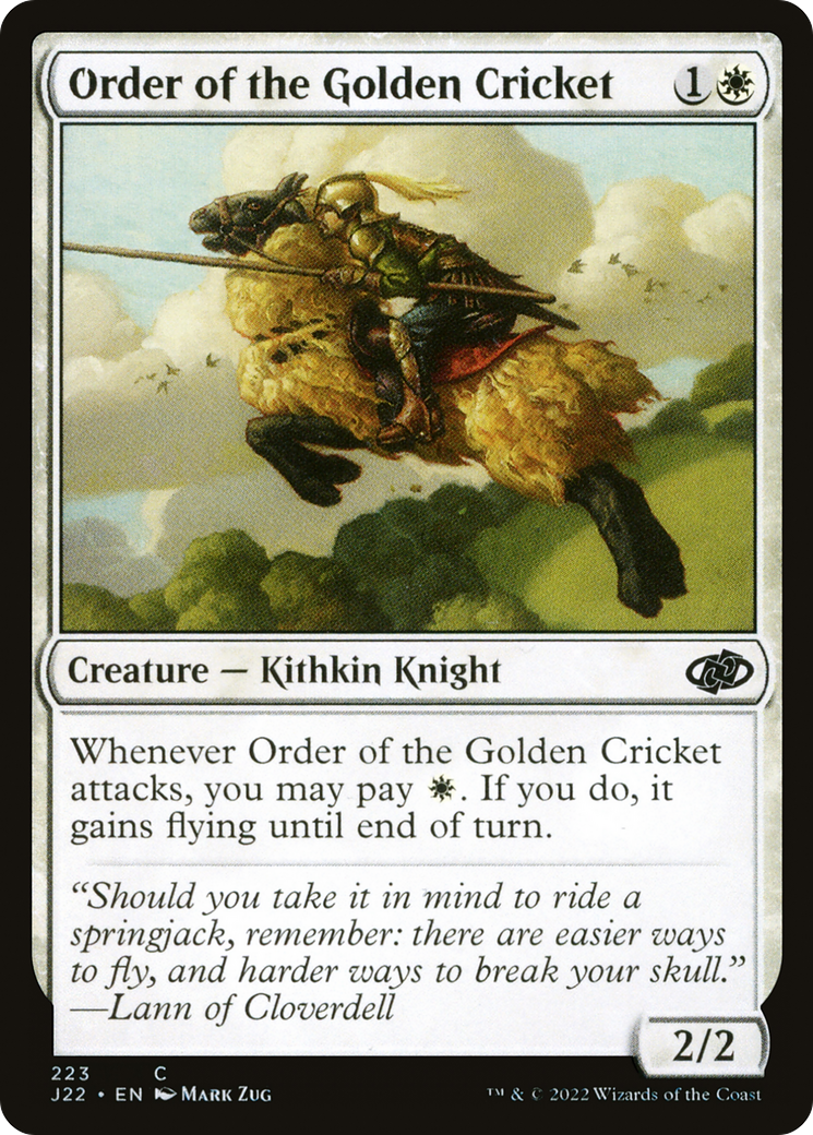 Ordre du Criquet d'Or (J22-223) - Jumpstart 2022